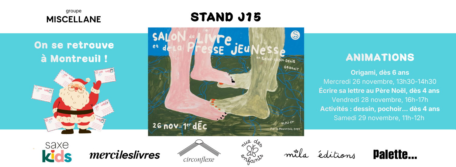 Retrouvez Mila Éditions au salon du livre jeunesse de Montreuil !